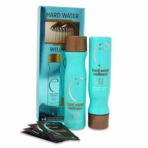 Malibu C Hard Water Wellness Kit Shampoo/Conditioner/4 Hardwater Treatment Packs